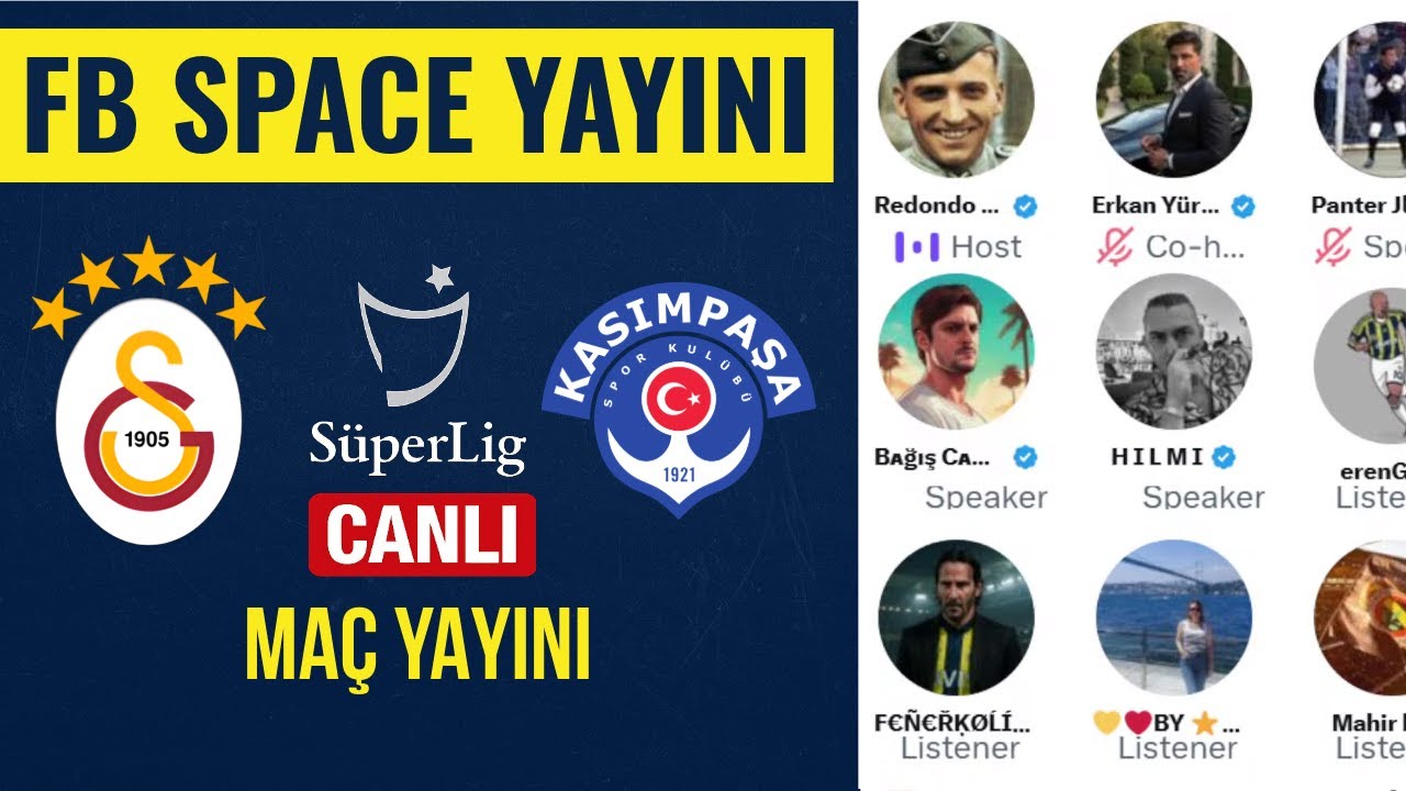 Galatasaray 3-0 Kasımpaşa Maç Yayını