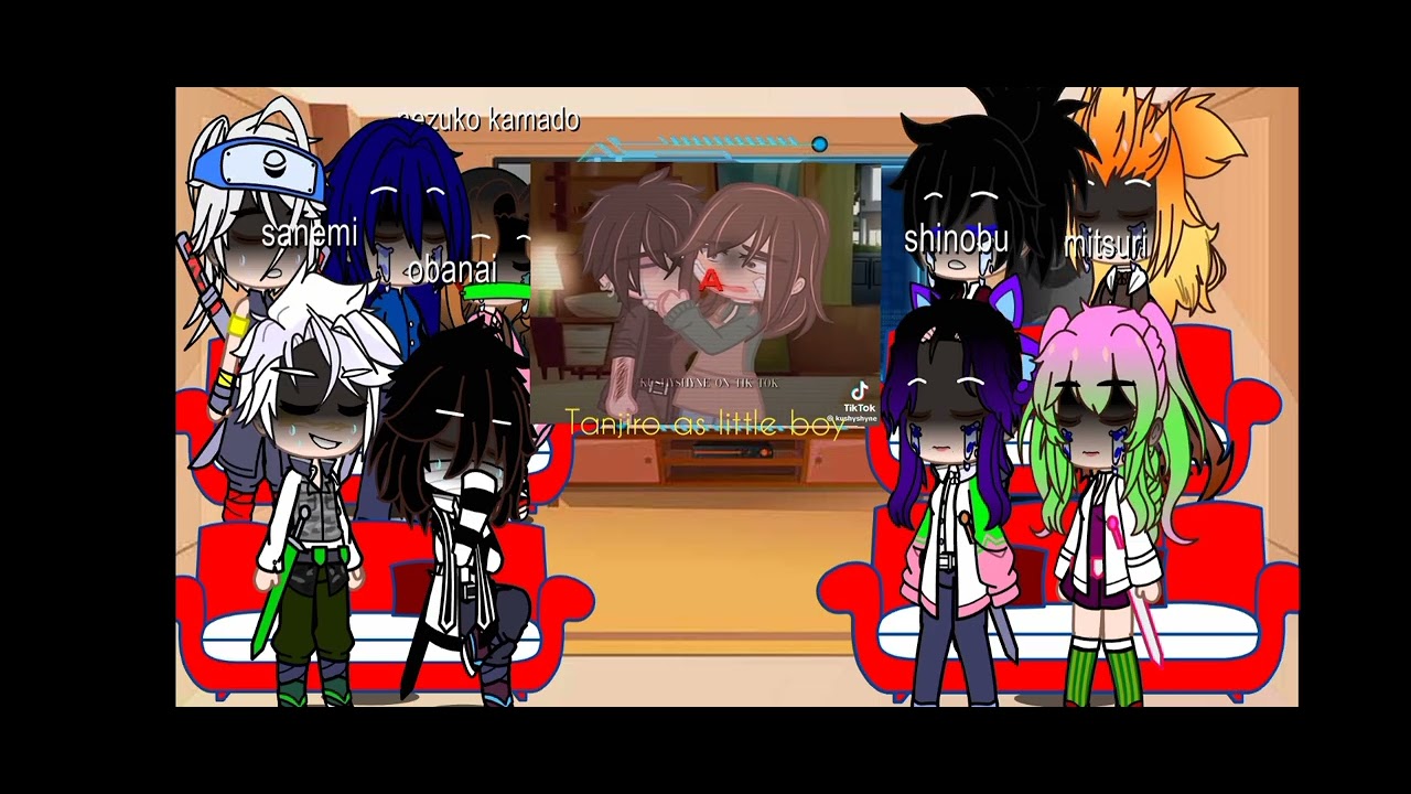 Hashira react to tanjiro As radom gacha TikTok 