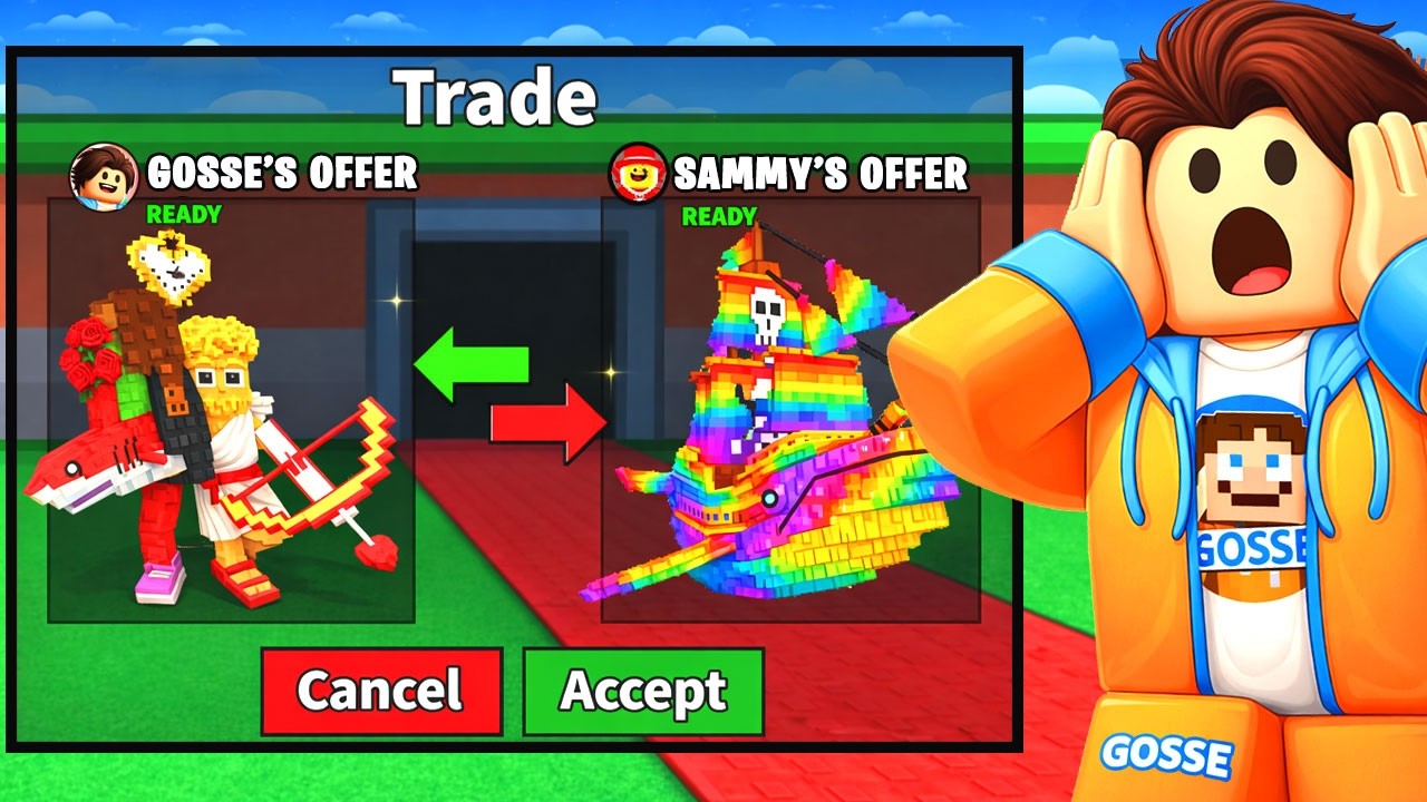 Jag Gör Min BÄSTA TRADE Någonsin i Roblox Steal A Brainrot