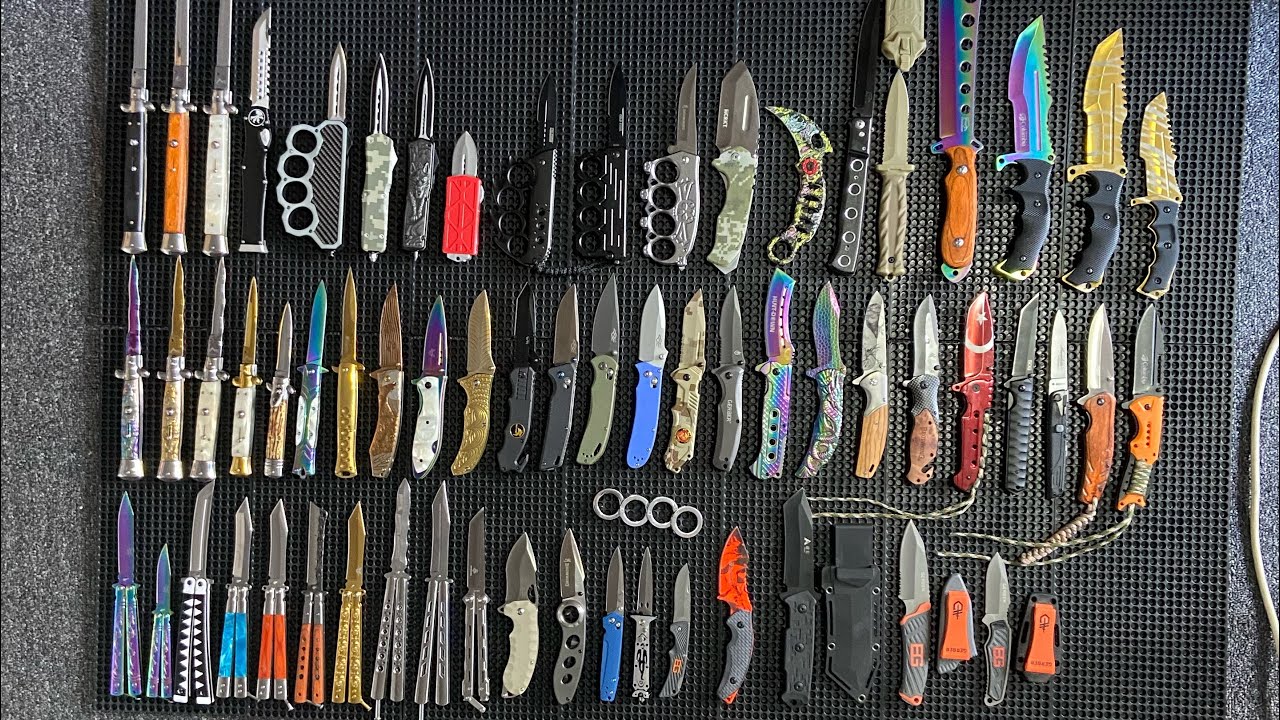 &Ccedil;akı Bı&ccedil;ak Koleksiyonu #7 &Ccedil;ekiliş !!! | Knife Collection | 80 Par&ccedil;a Model İncelemesi | Tanıtım