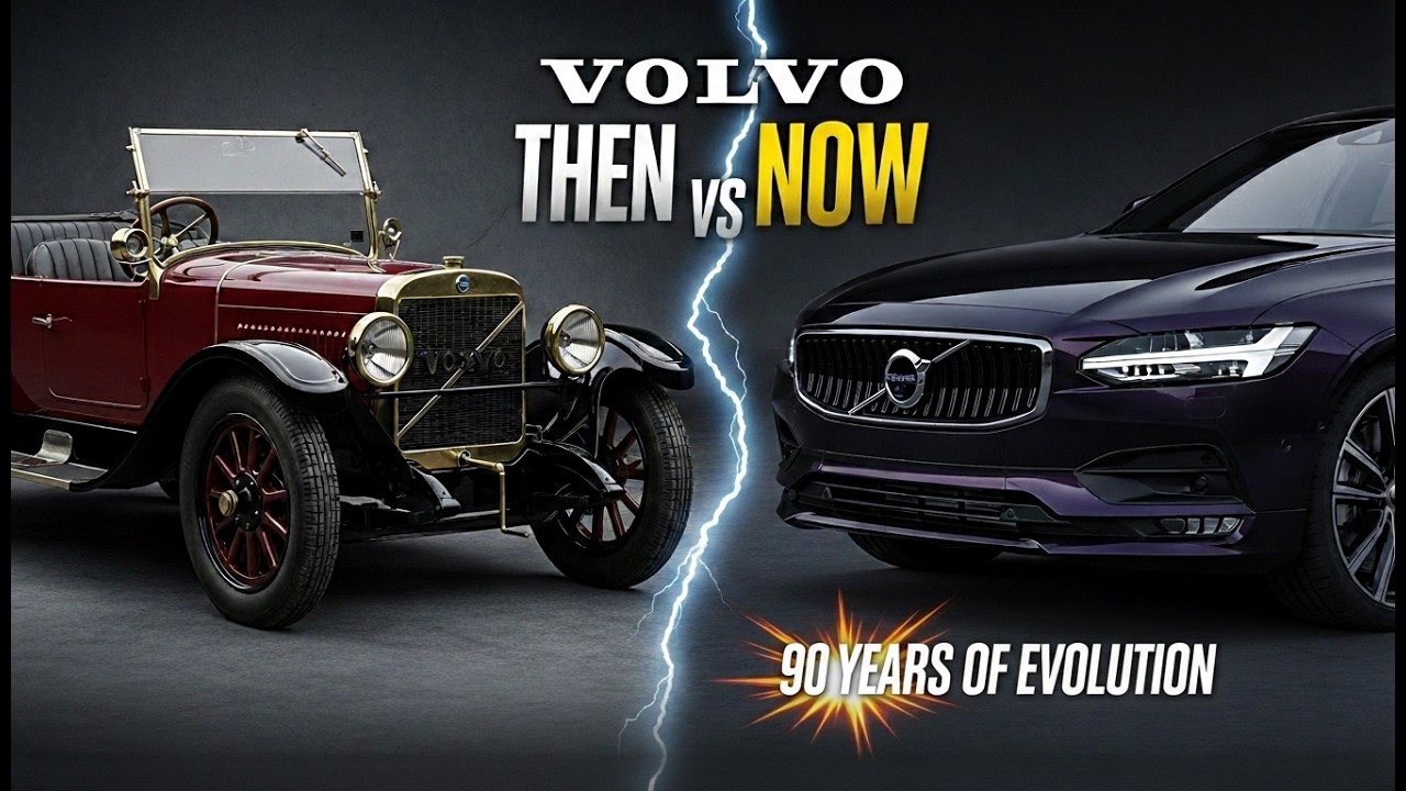 Volvo Evolution (1927–2020) | 95 Years of Volvo Cars Transformation | Then vs Now