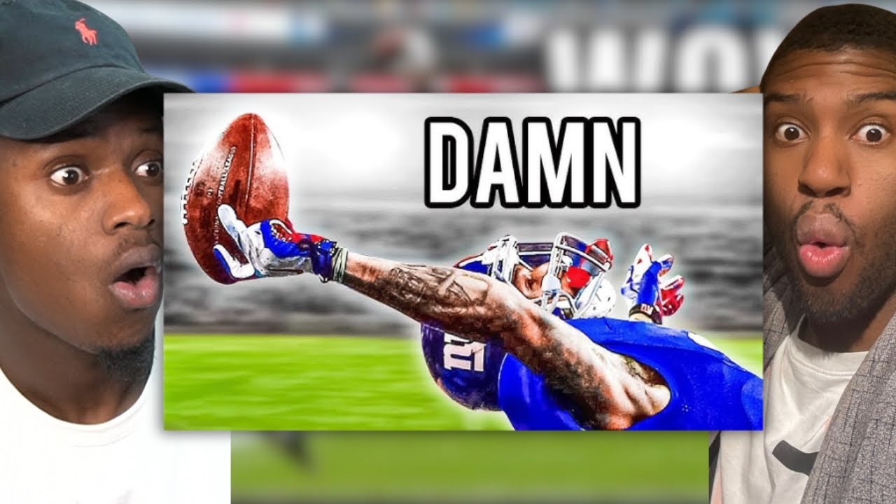 🇬🇧BRIT STUDENT ATHLETES REACTS TO - NFL Most Athletic Plays of All Time!