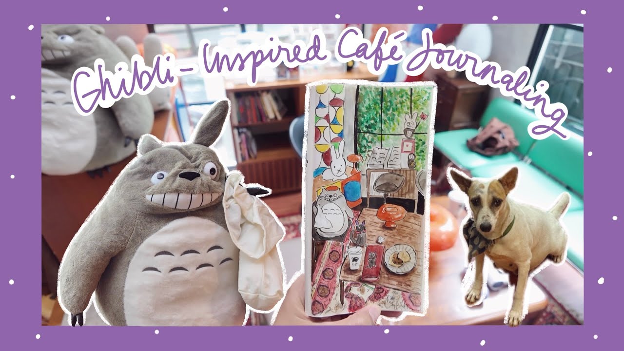 Let’s journal in a Ghibli-inspired cafe ☕️✨
