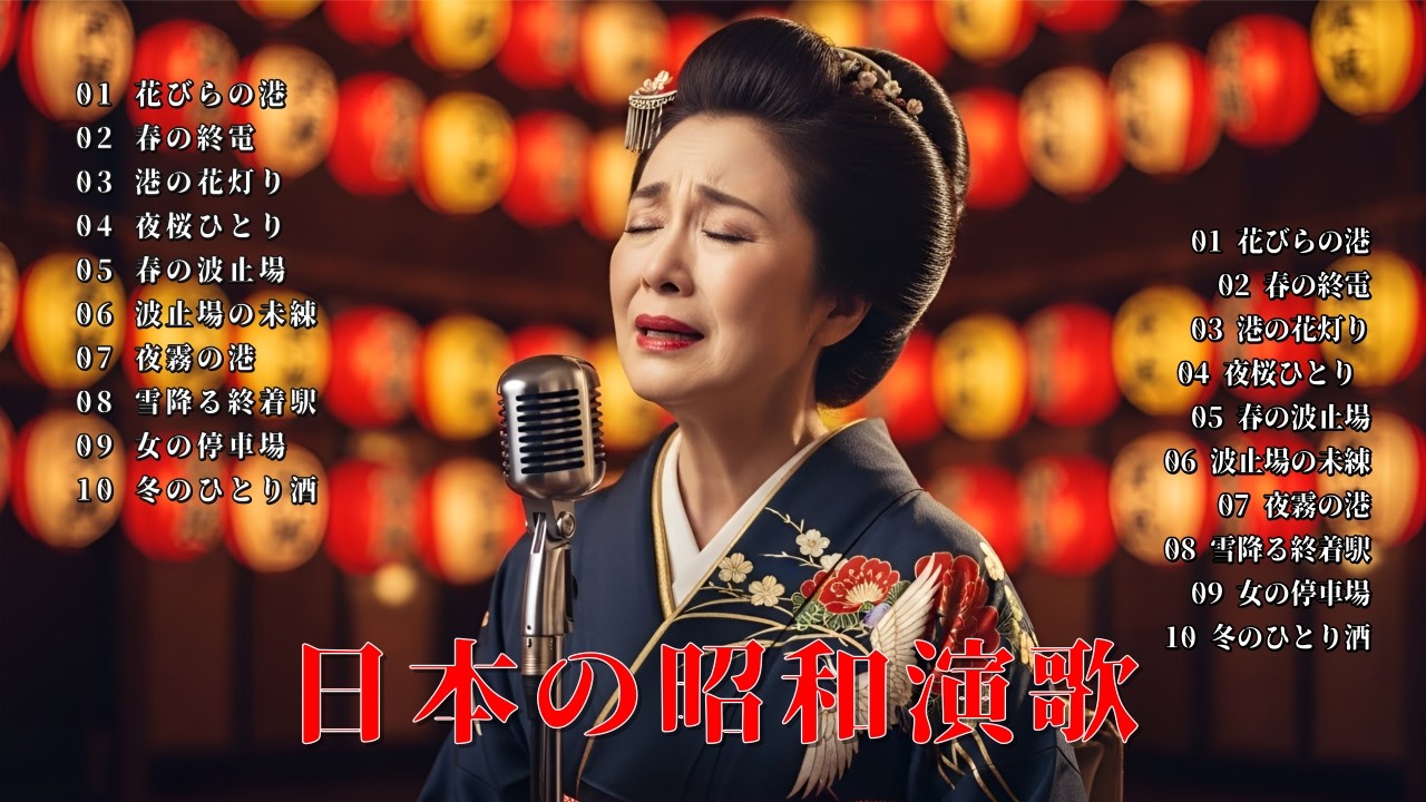 【昭和演歌】あなたはいない｜終電後の夜に沁みる名曲（女性ボーカル）