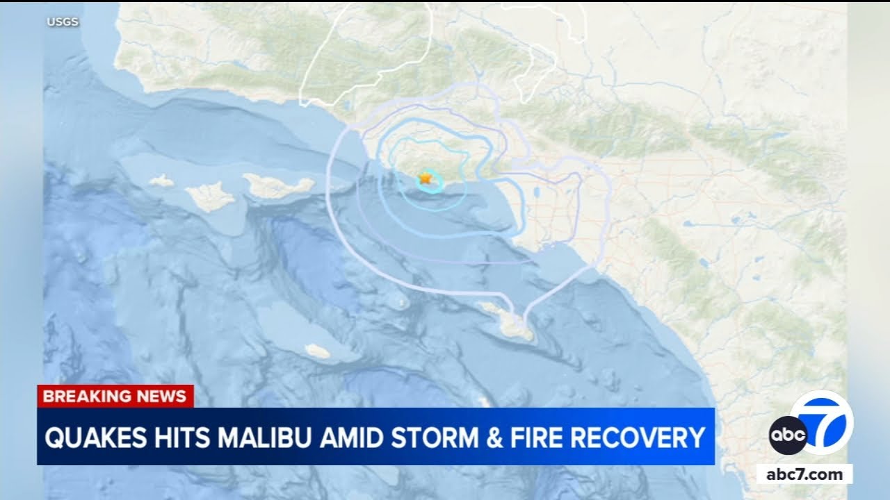 2 earthquakes hit Malibu within hours amid ongoing recovery from wildfire and storm