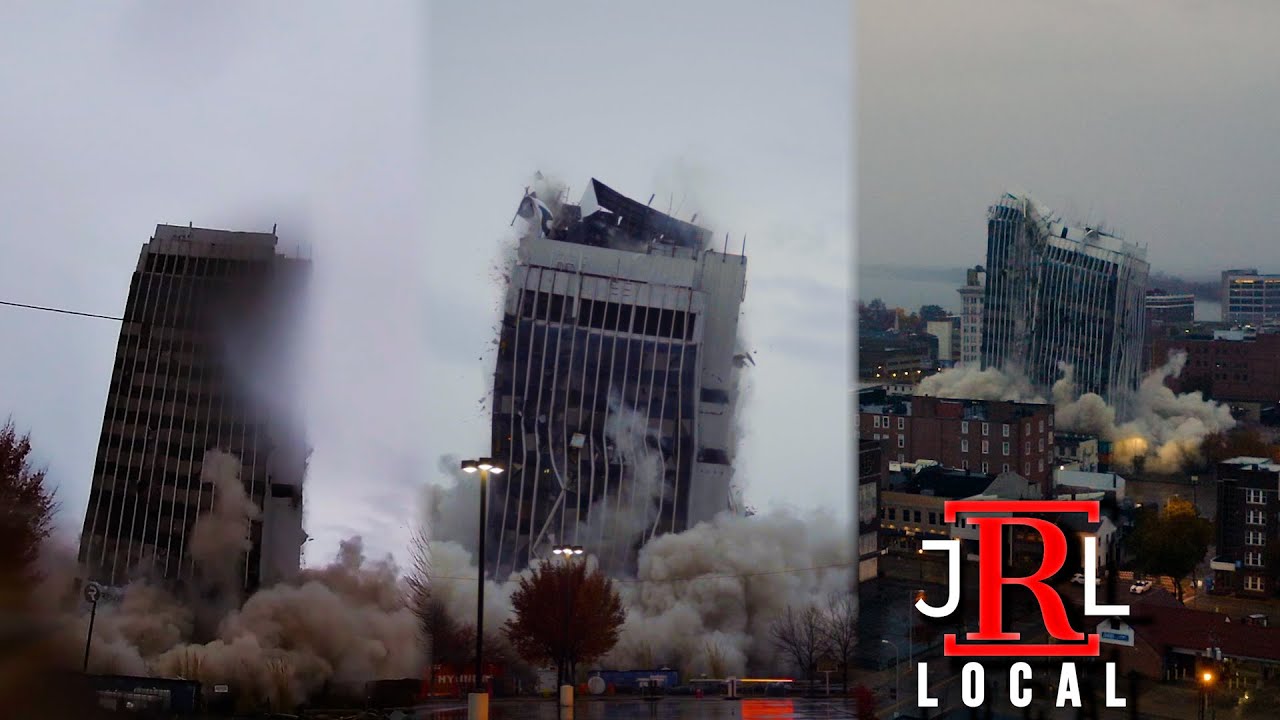 420 Main Building Implosion - Downtown Evansville, Indiana