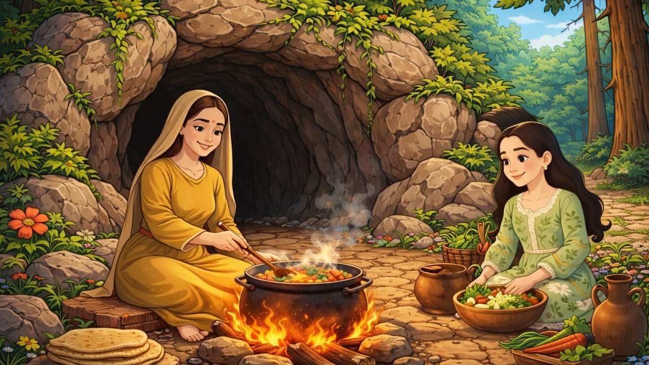 Orphan Sisters Defeated the Witch 😱 | The Real Scary Jungle Story | Hindi Moral Story