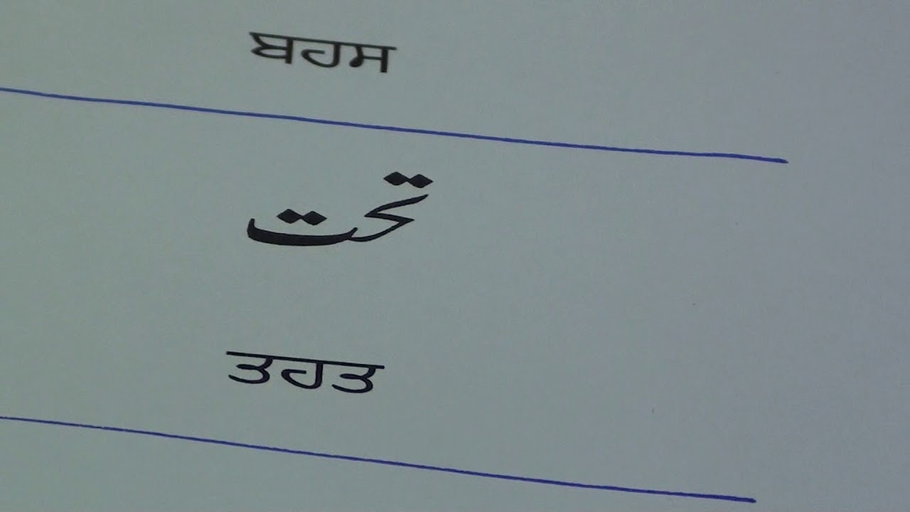 Learn Urdu through Punjabi lesson.8 / ਆਓ ਅਸੀਂ ਉਰਦੂ ਸਿਖੀਏ ਸਬਕ਼.੮
