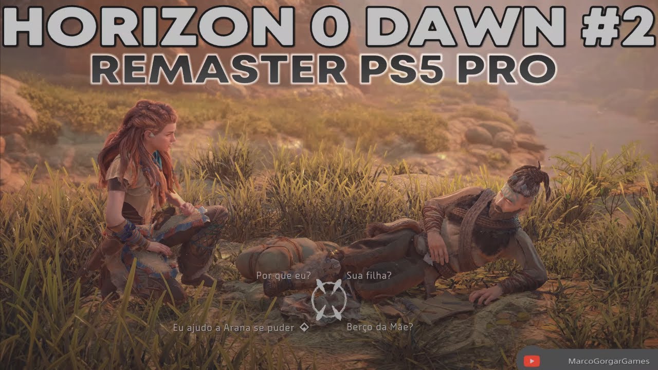 Horizon Zero Dawn #2- Grata gasta Gratiluz. Arana Seguindo Passos da Mãe. Karst e Nora Tribo PS5 PRO