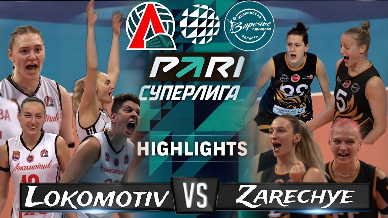Lokomotiv Kaliningrad Vs Zarechye Odintsovo Volleyball Highlights Women's Pari Super League 2024