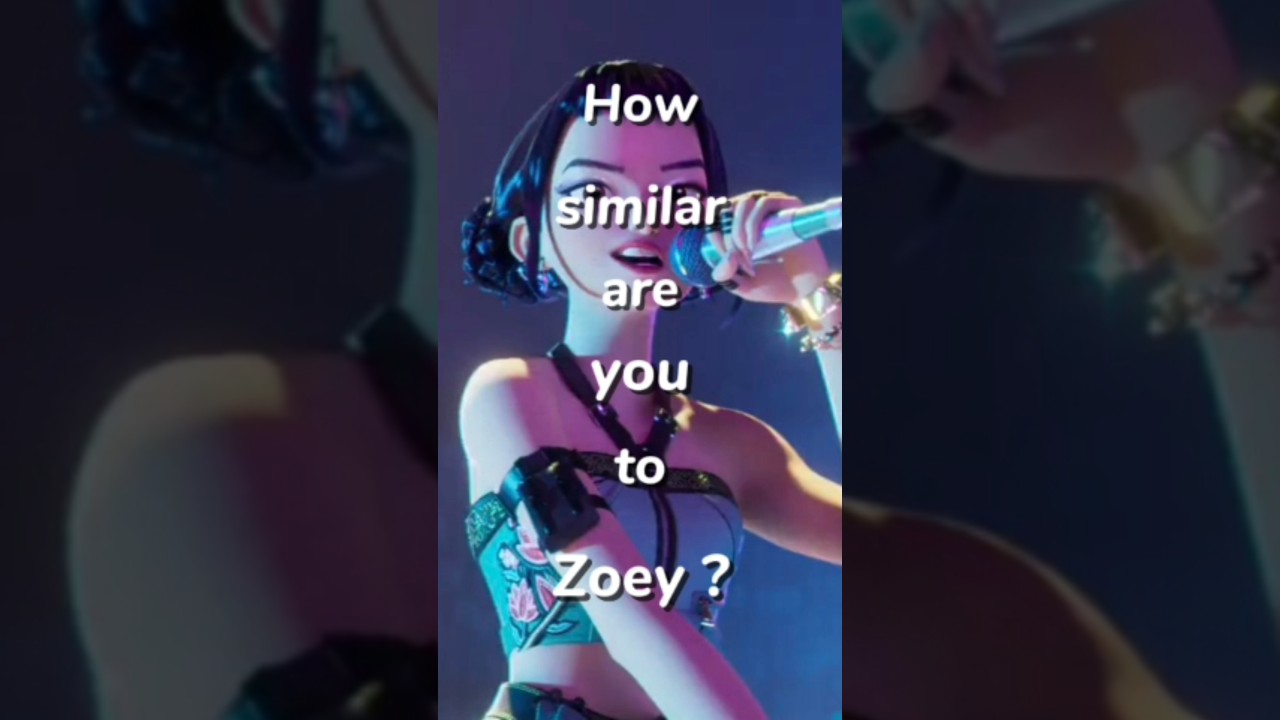 How similiar are you to Zoey? #kpopdemonhunters #kpop #edit #trendingshorts