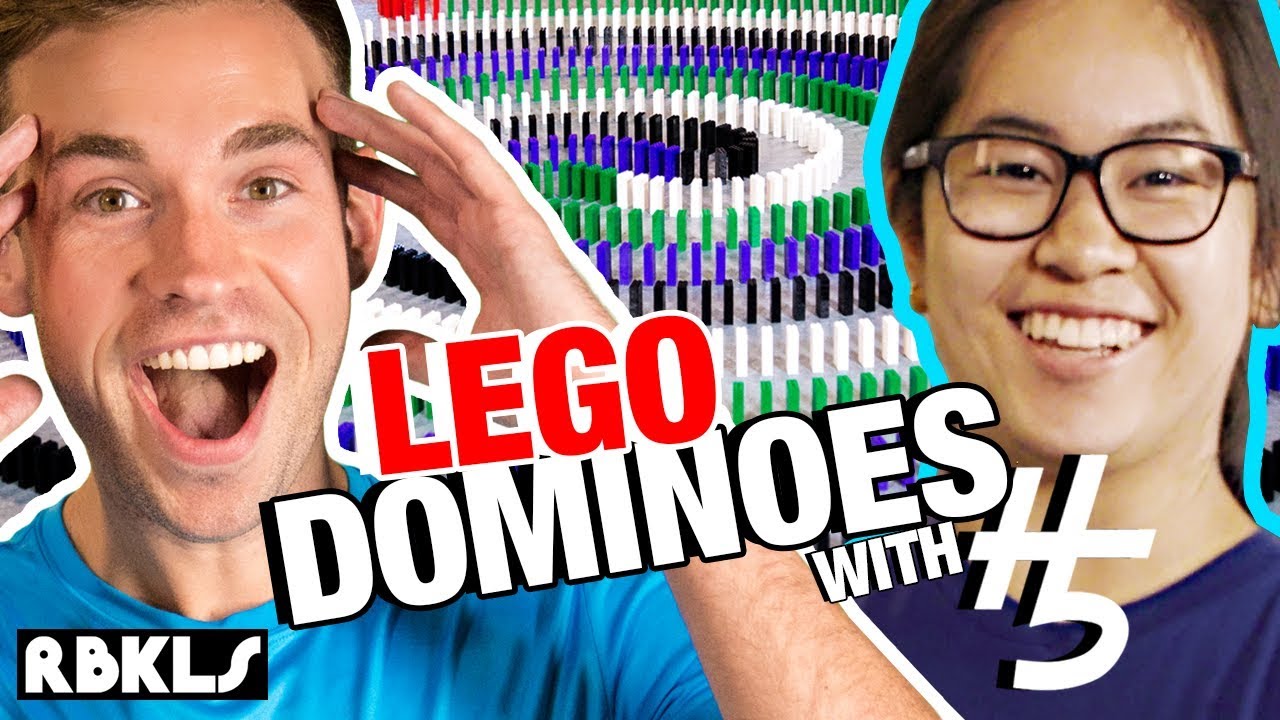 Crazy LEGO Domino Topple w/ Hevesh5! (73,000 LEGO BRICKS!) – REBRICKULOUS