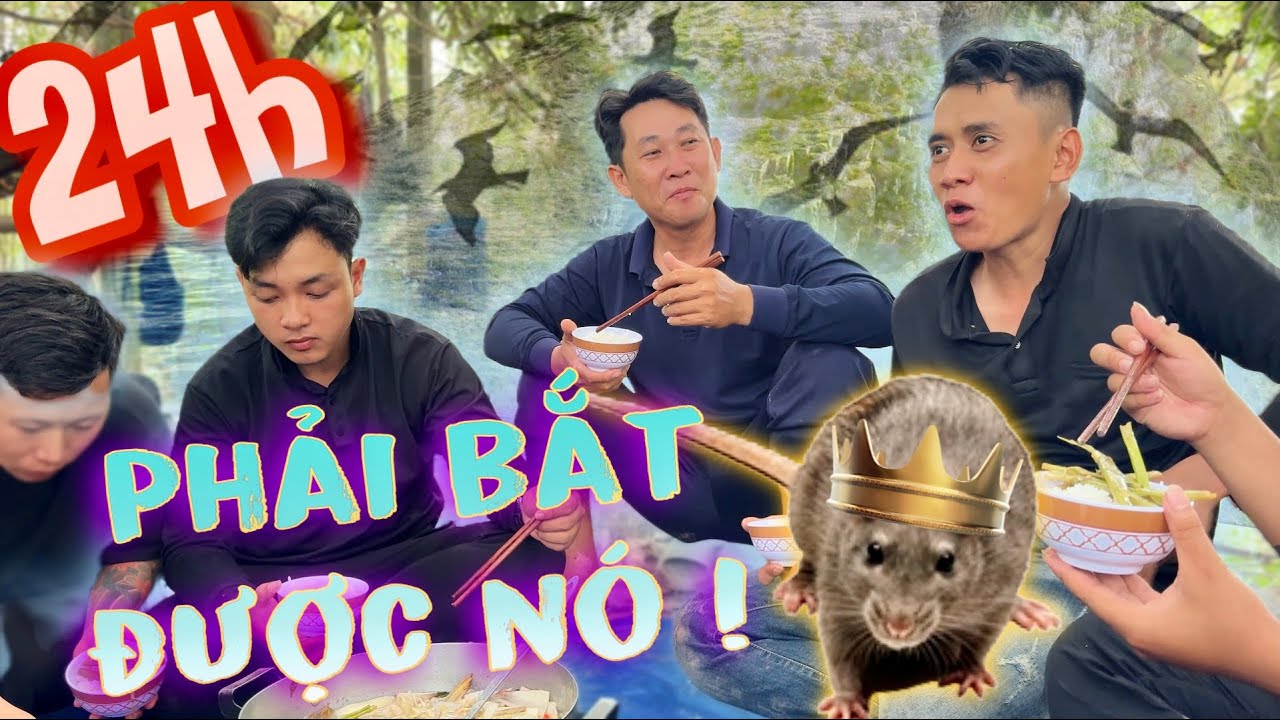 Hành Trình 24H Cắm Trại Và Săn Bắt Chúa Tể Loài CHUỘT | Thanh Nhã TV
