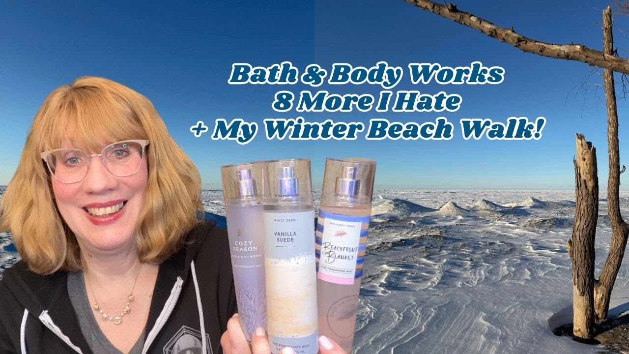 8 товаров Bath & Body Works, которые мне не нравятся, + Моя зимняя прогулка по пляжу!