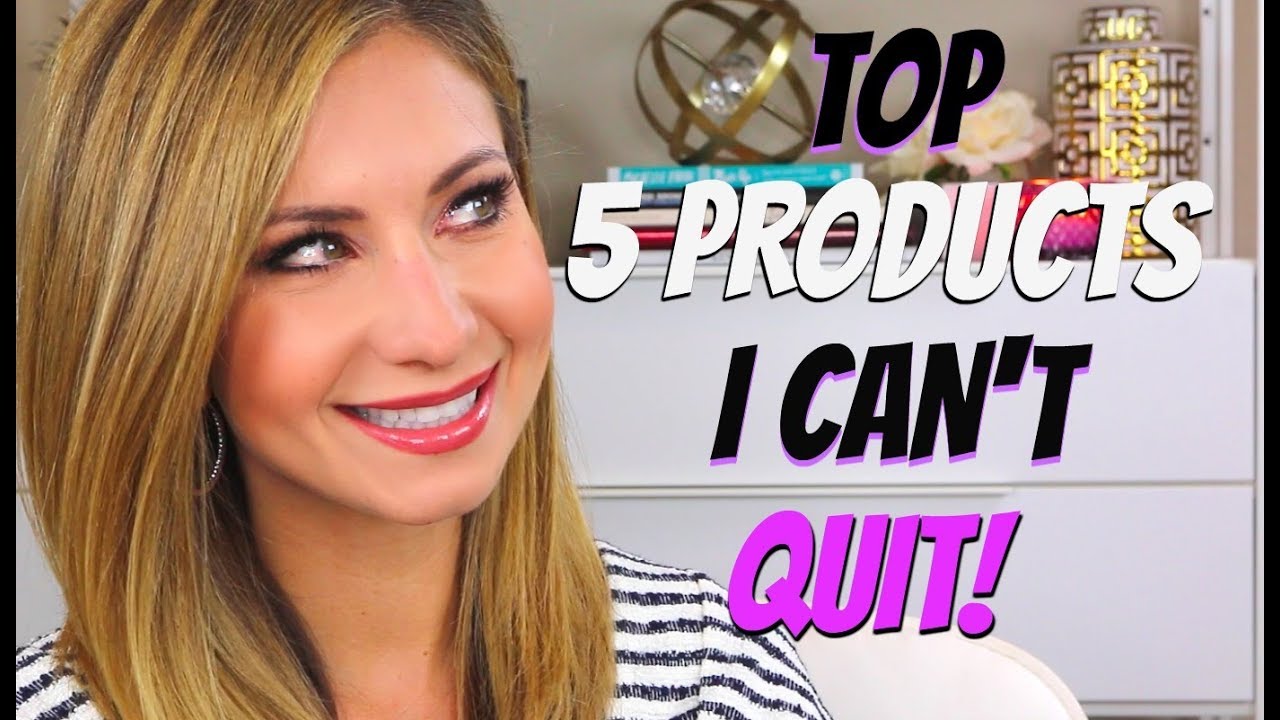 TOP 5 BEAUTY PRODUCTS I KEEP BUYING OVER AND OVER! COLLAB