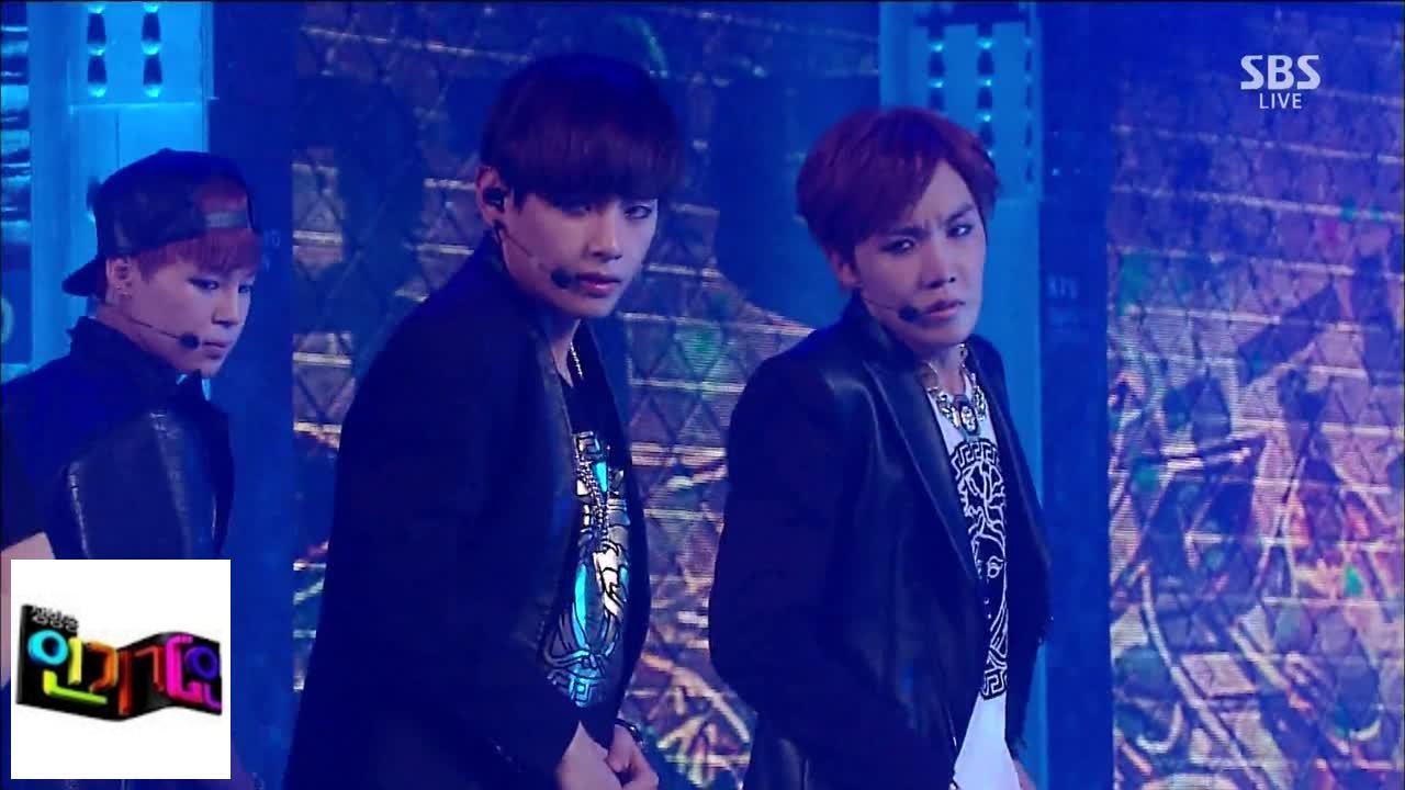 [Bulletproof boy band] Опасность @ популярная песня Inkigayo 140831