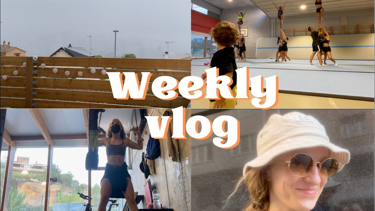 Going to the gym, cheer practices and thunderstorms ⛈ | weekly vlog