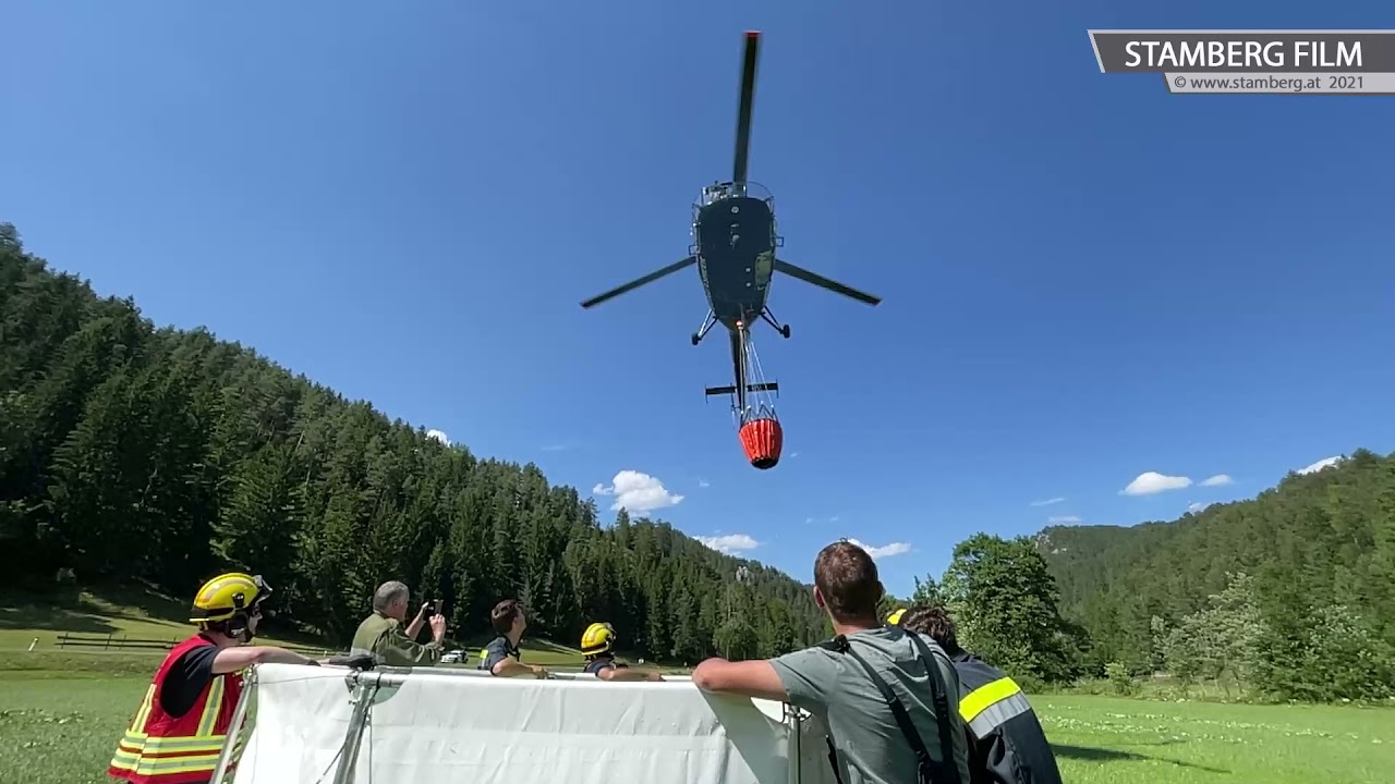 10.07.2021 Waldbrand im Klostertal bei Gutenstein