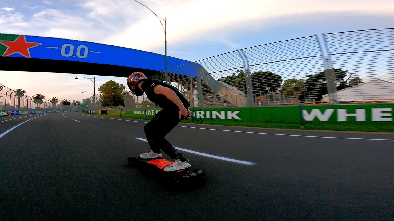 Albert Park F1 Track + 10hp Electric Skateboard Edit