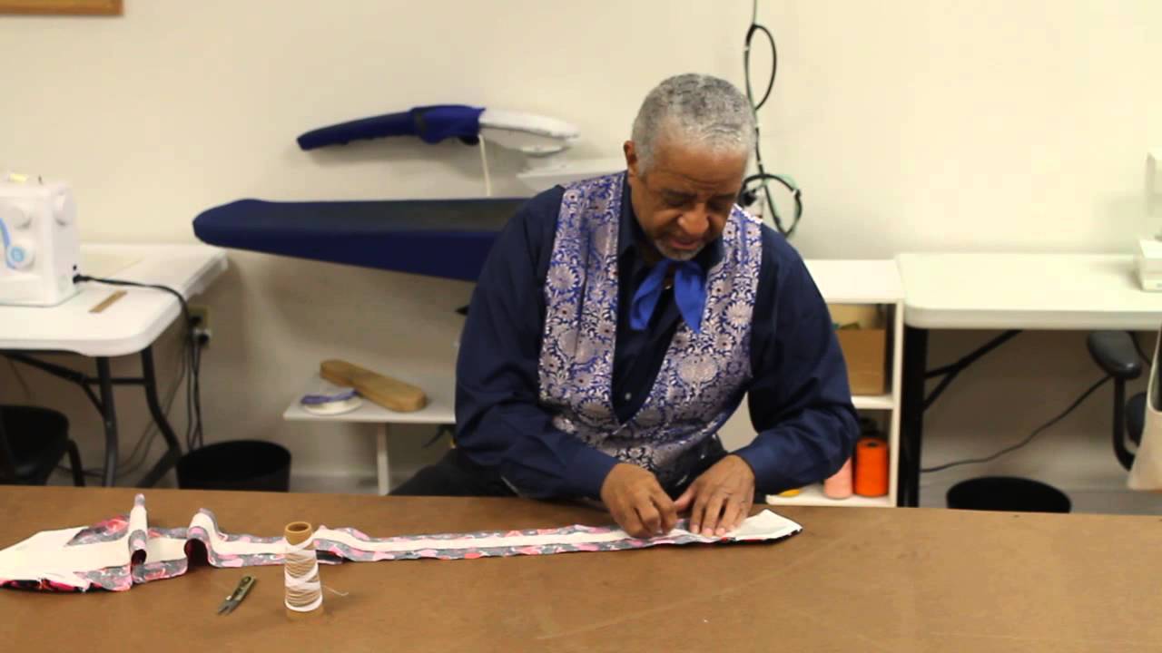 Gentleman Jim Tie Sew Along--Session 4, Video 1: Basting your tie