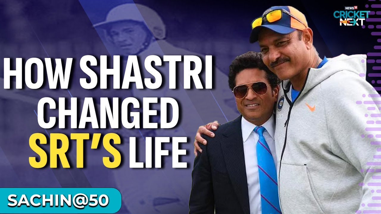 This is How Ravi Shastri Changed Sachin Tendulkar's Life | WorldTel Deal | Sachin@50