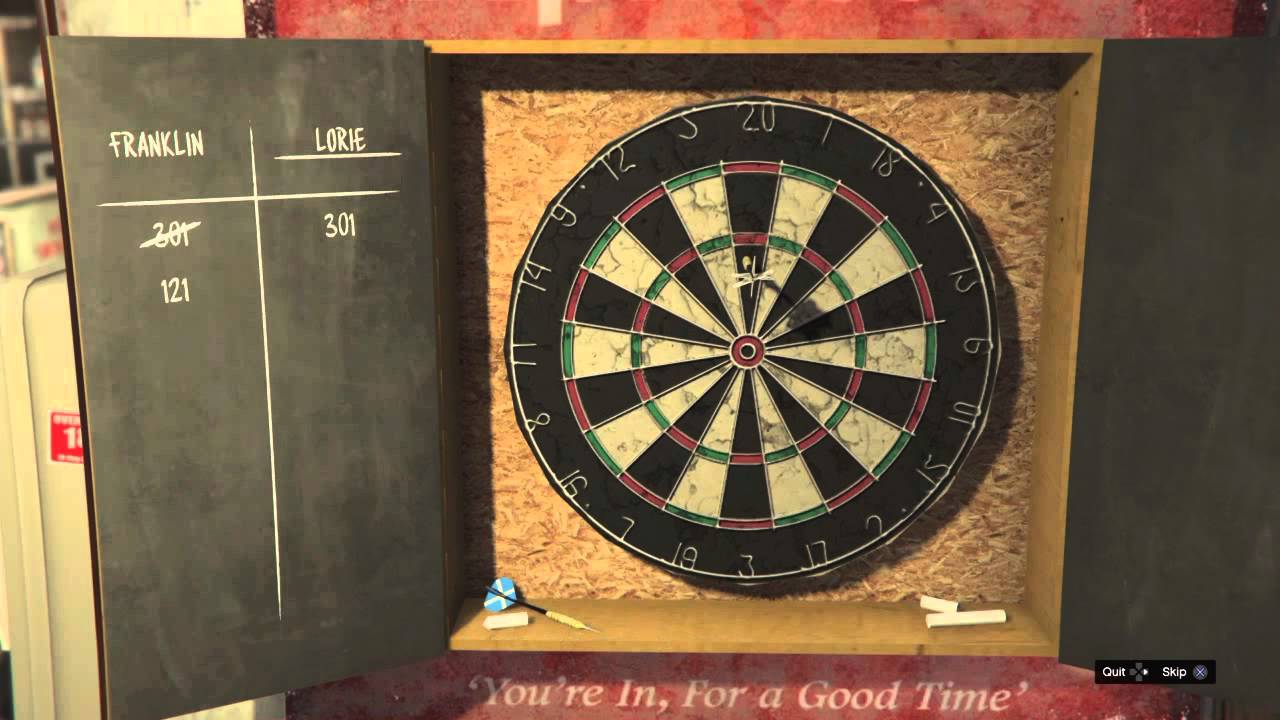 GTA 5 How to Win in Darts (GTA 5 Gameplay)