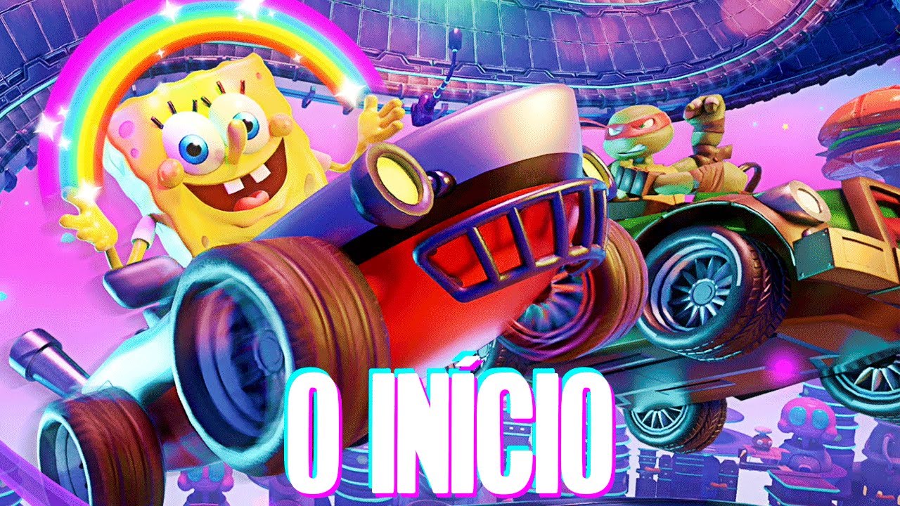 O NOVO JOGO DE CORRIDA DO BOB ESPONJA - Nickelodeon Kart Racers 2 - O Início