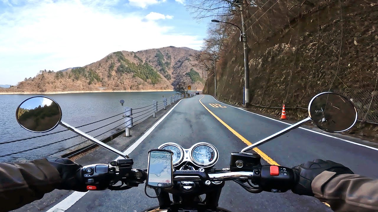 東京散歩23・武蔵五日市駅前 〜 奥多摩 編・Triumph Bonneville T100