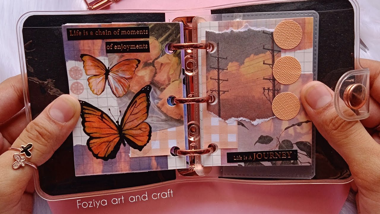 Orange Journal with me 🧡 |#journal #orange #scrapbooking #shorts