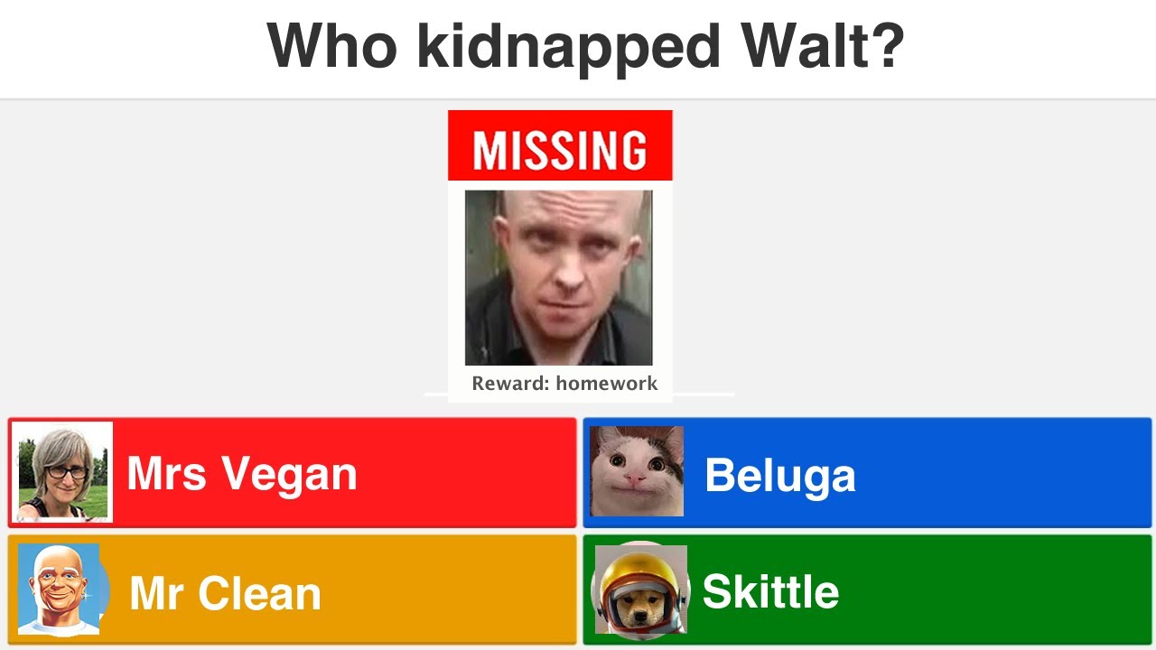 When Walt Goes Missing... (Part 2) | Beluga Kahoot