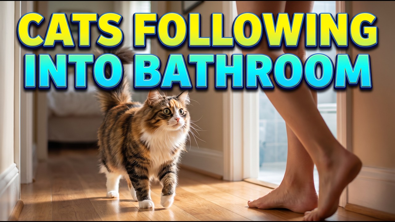 Почему кошки ходят за вами в ванную? Древний инстинкт выживания 🐱🚪