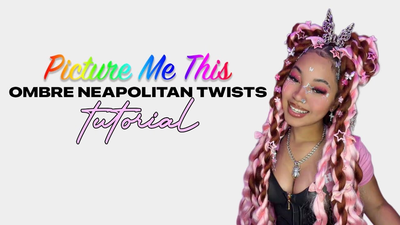 PICTURE ME THIS I Ombre Neapolitan Twists