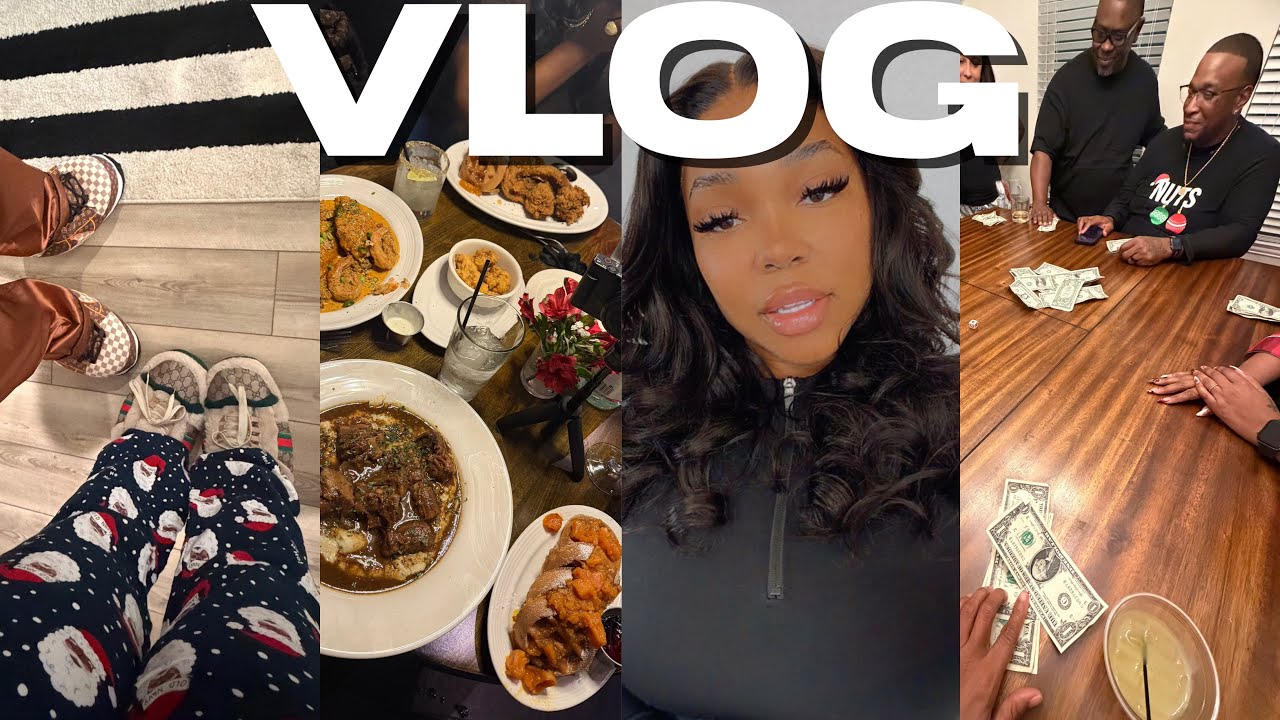 VLOG | I WANNA GAIN 10 LBS &bull; FRIENDSMAS PARTY &bull; BLACK CARD REVOKED | Gina Jyneen 