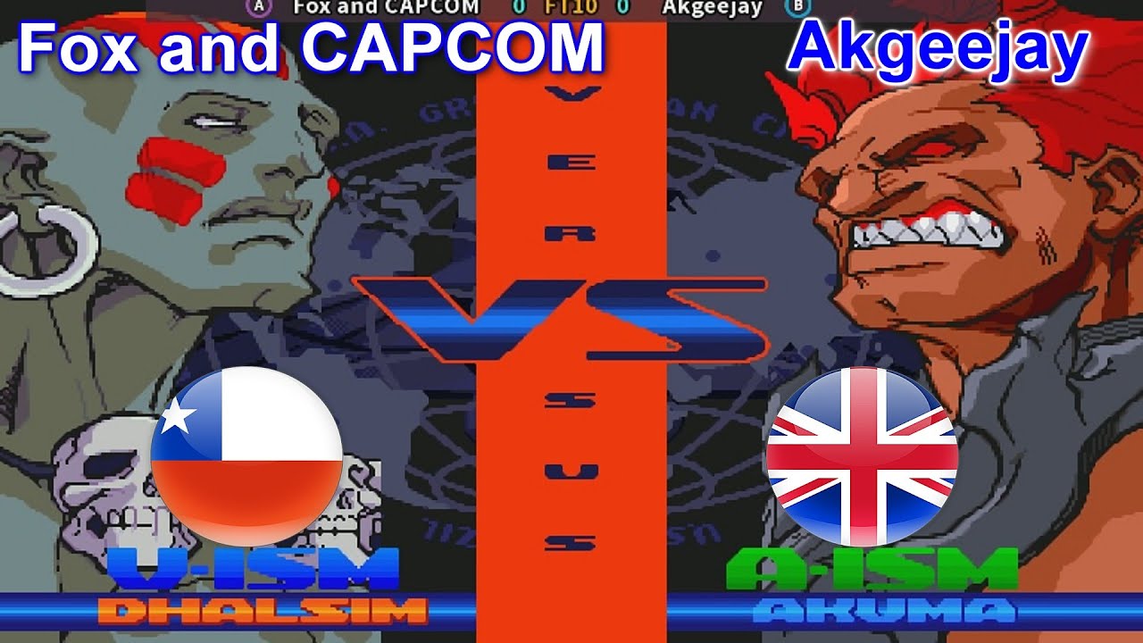 Street Fighter Alpha 3 - Fox and CAPCOM vs Akgeejay FT10