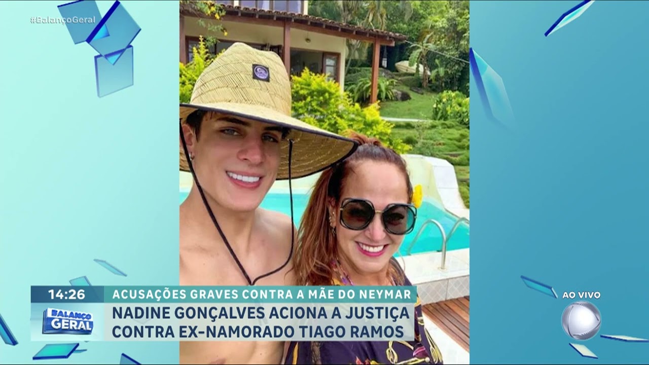 M&atilde;e de Neymar processa o ex-namorado Tiago Ramos