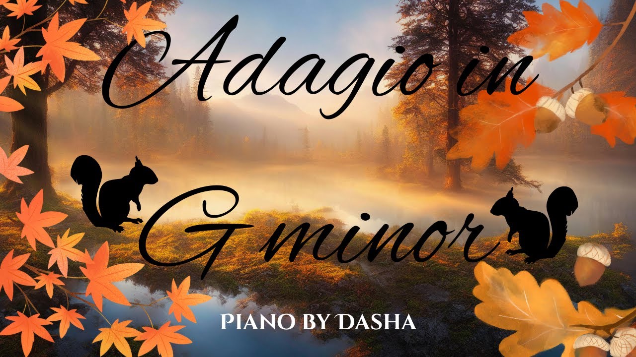 Adagio in G minor Piano Cover by Dasha