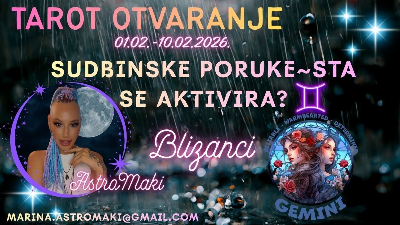 BLIZANCI ♊ TAROT PREDIKCIJE | Novi počeci, iznenadne odluke i sudbinske prilike ✨🔥