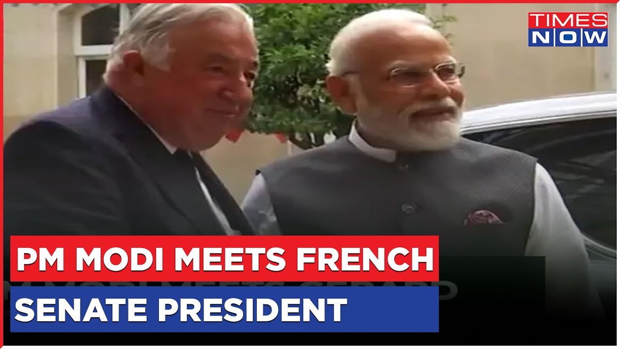 PM Modi Meets French Senate President; Bilateral Engagement Begins To Boost India's Ties With France