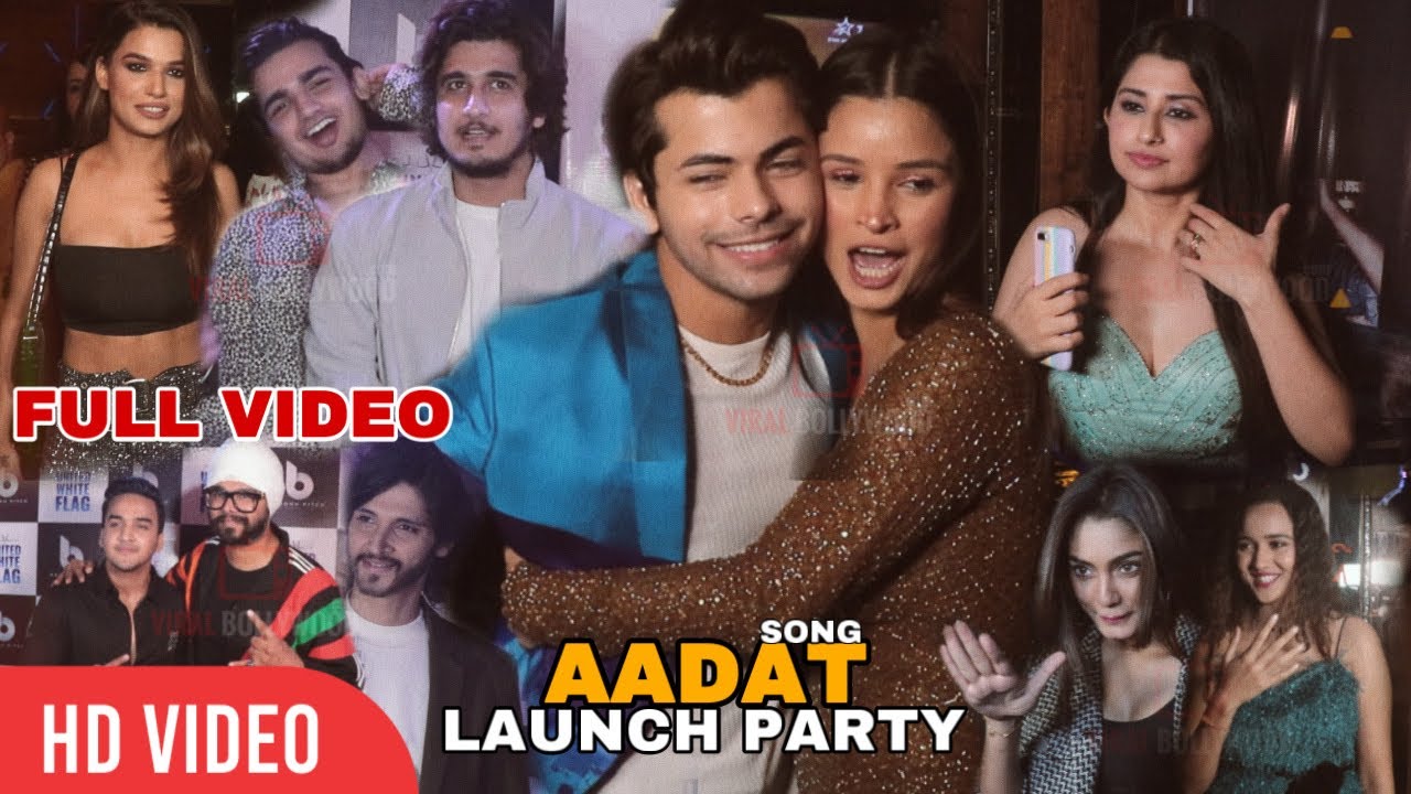 Aadat Song Launch Party | FULL VIDEO | Siddharth Nigam, Ashi Singh, Sana Makbul, Saba Khan, Chetna