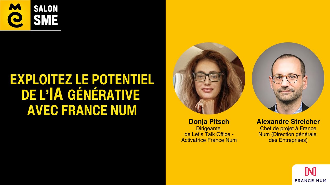 Conférence - Exploitez le potentiel de l’IA générative avec France Num