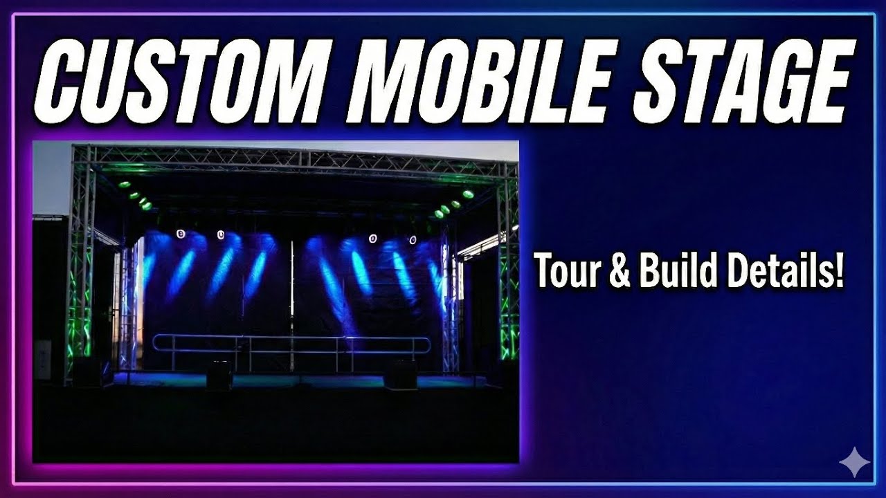 Mobile Stage Tour and Details! | 20,000 Watts of Sound Ready To Go!