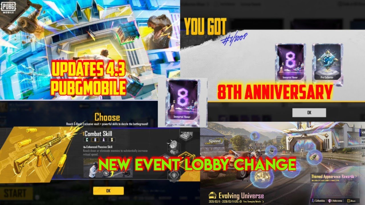 Обновление PUBG Mobile 4.3 | Как обновить PUBG Mobile в преддверии 8-й годовщины #pubgmobile #pub...
