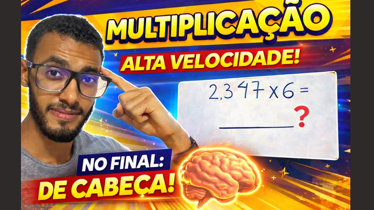 MULTIPLICAÇÃO de números GRANDES rápido (Passo a passo)