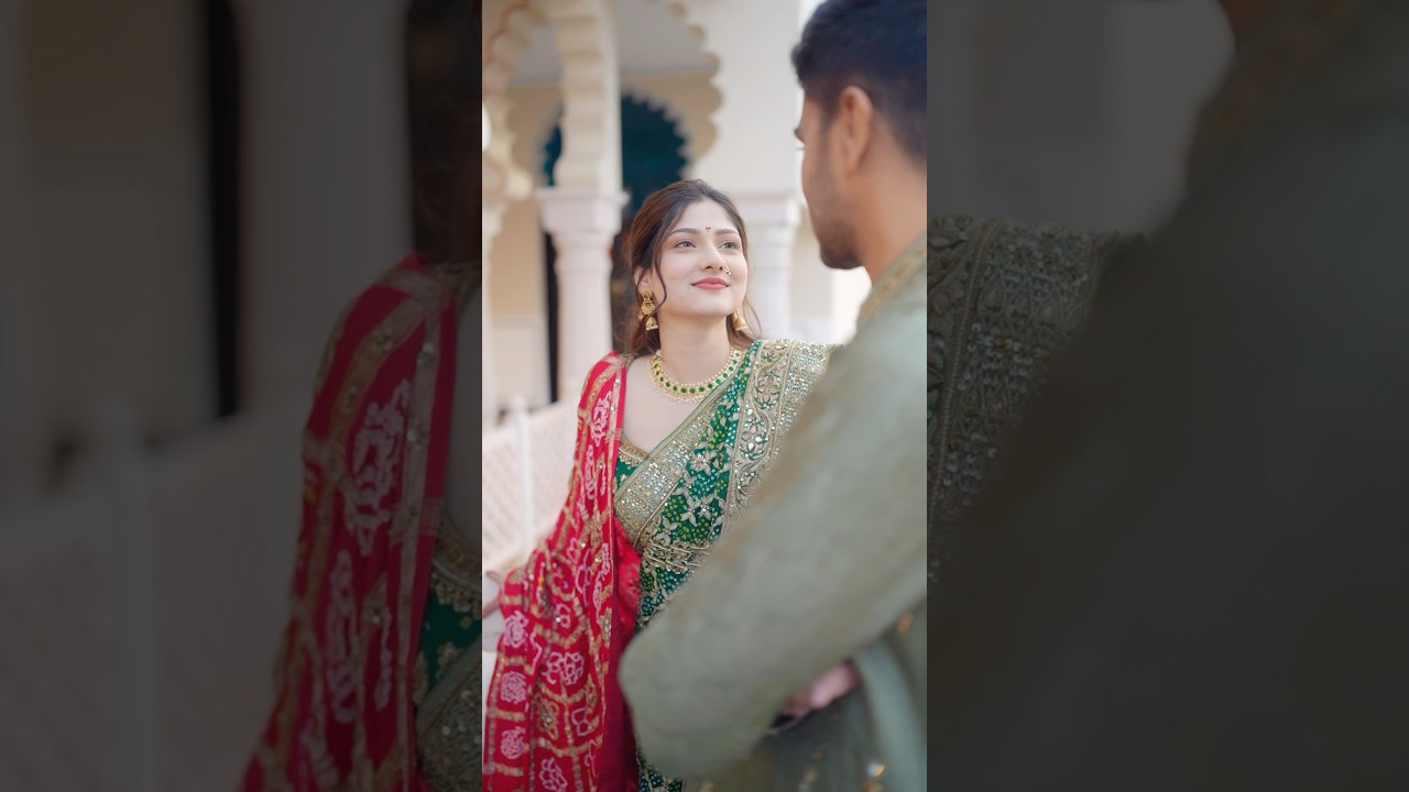 Regal Engagement Look ❤️ #couple #engagement #wedding
