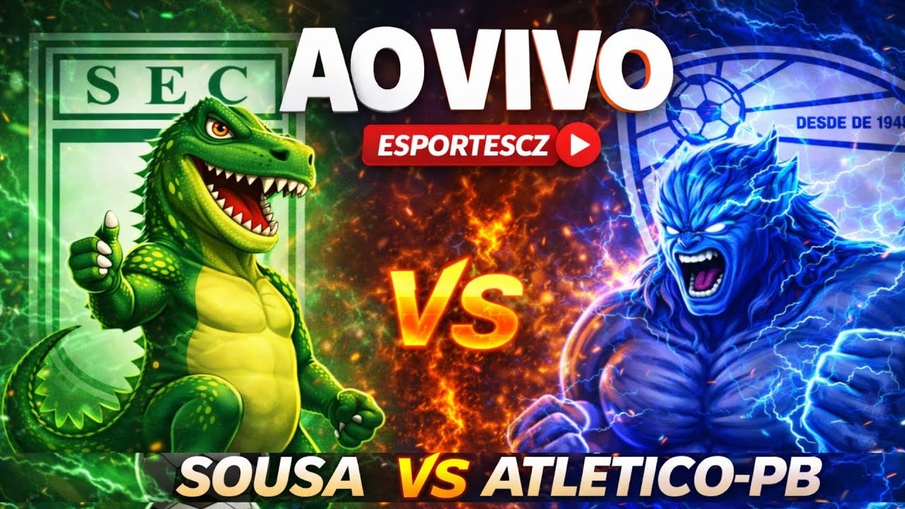 AO VIVO | Pré-Jogo Sousa x Atlético de Cajazeiras | Campeonato Paraibano 2026 #PreJogo #AoVivo
