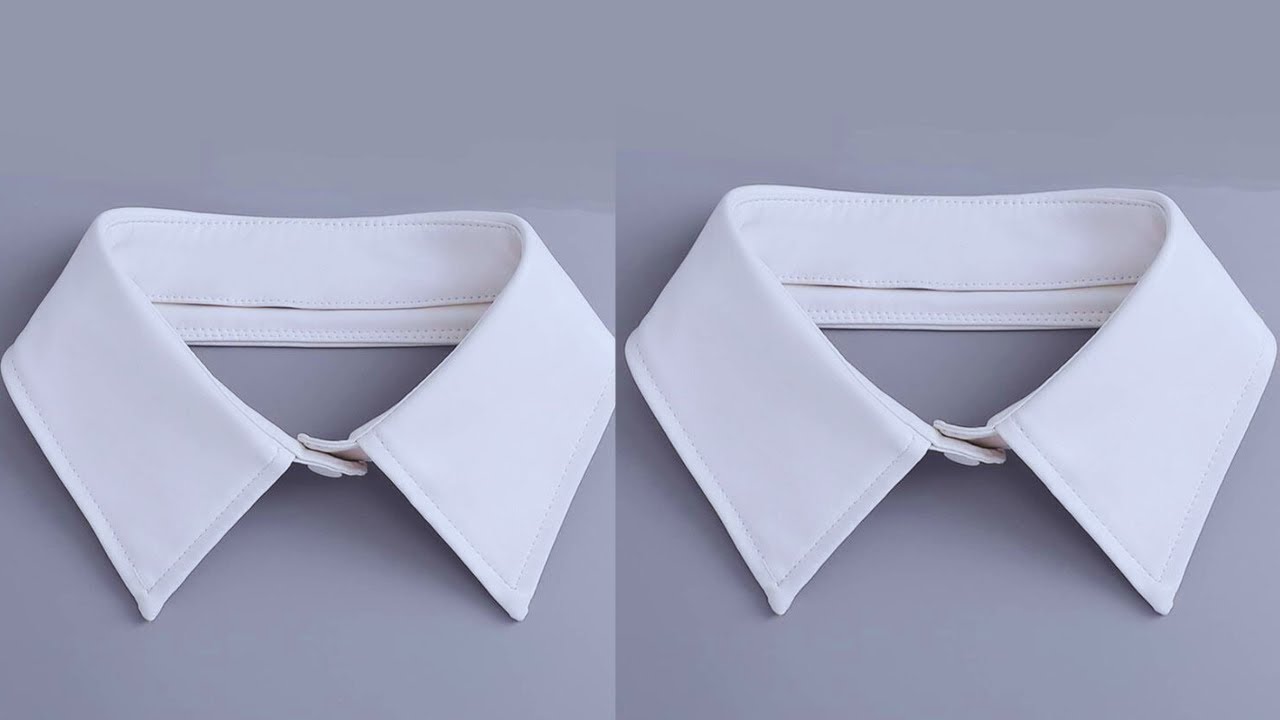 HOW TO CUT A SHIRT COLLAR |EASY METHOD |DETAILED