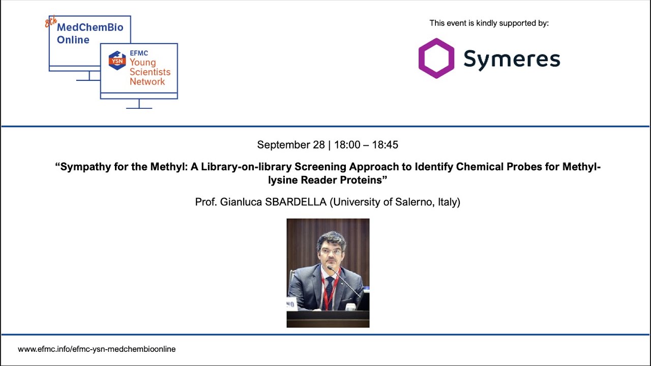 Sympathy for the Methyl - Prof. Gianluca Sbardella (University of Salerno, ITALY)