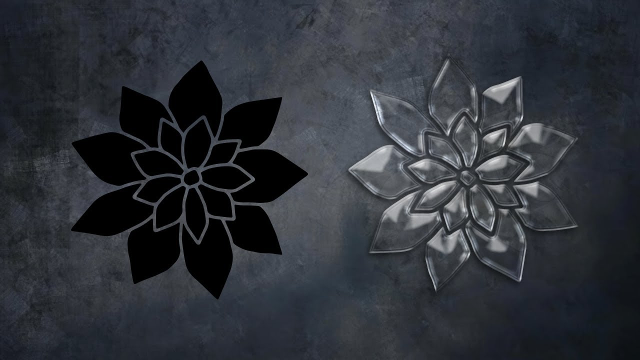 crear efecto de vidrio en photoshop - convierte cualquier cosa en vidrio en photoshop