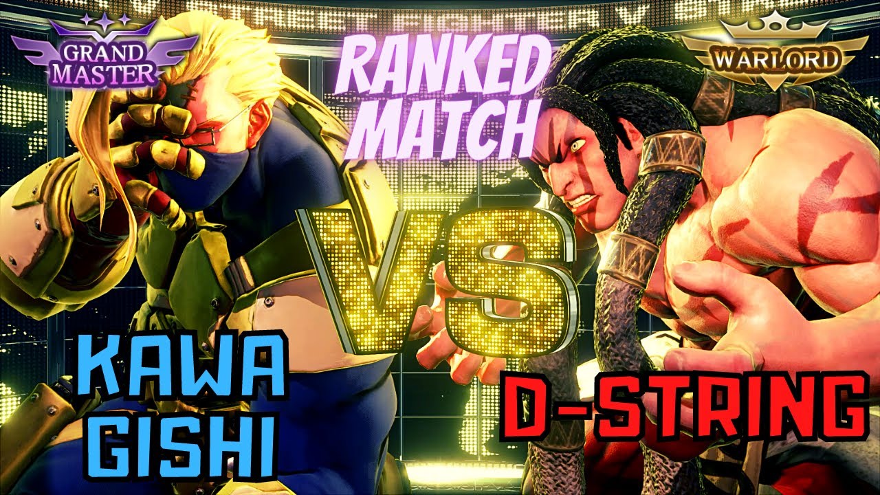 SFV CE🔥D-STRING (NECALLI) X KAWAGISHI (NASH)🔥スト5🔥SFV