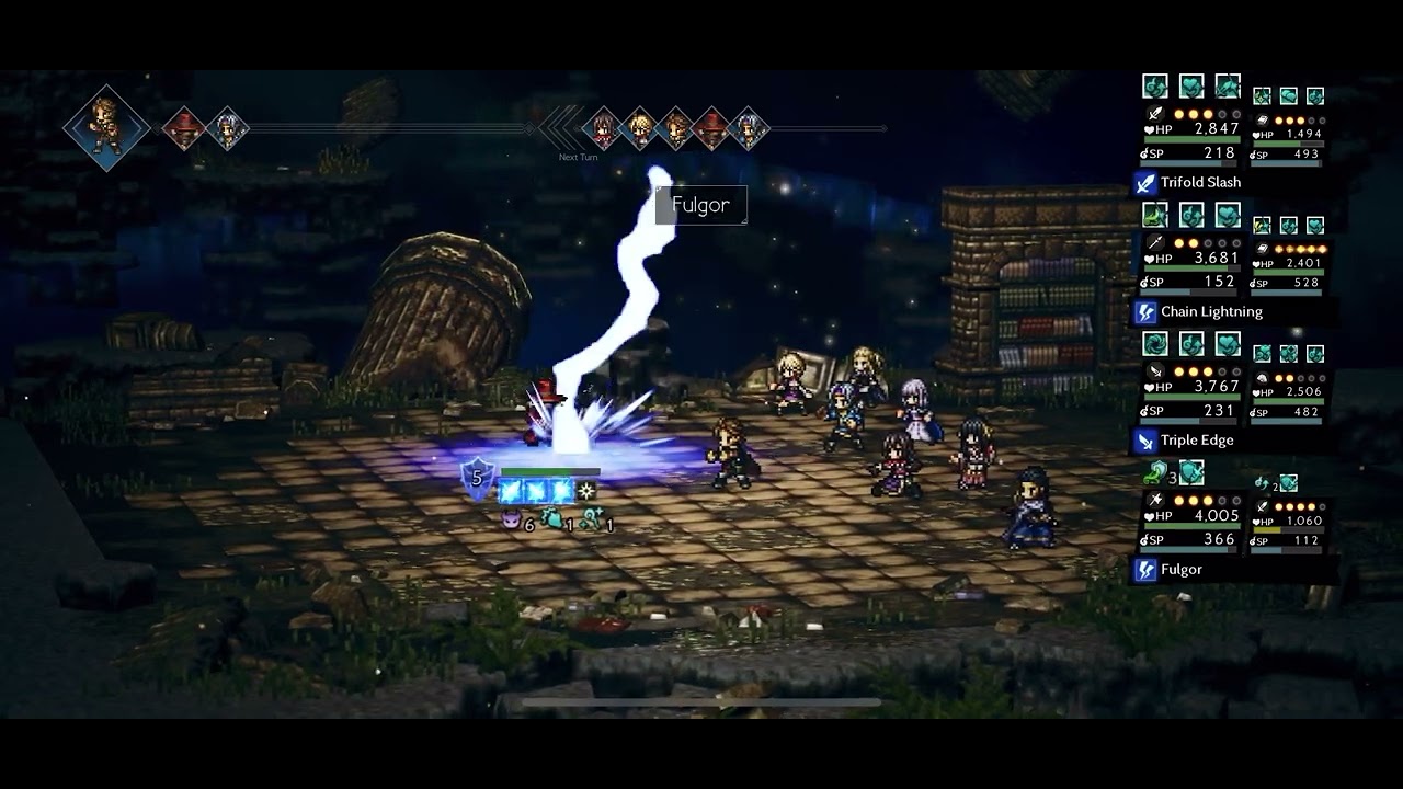 Octopath traveler:  Cotc (secret NPC on 3rd floor of hall of heroes: lv 80 adventurer)